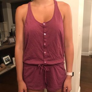 Purple TNA romper